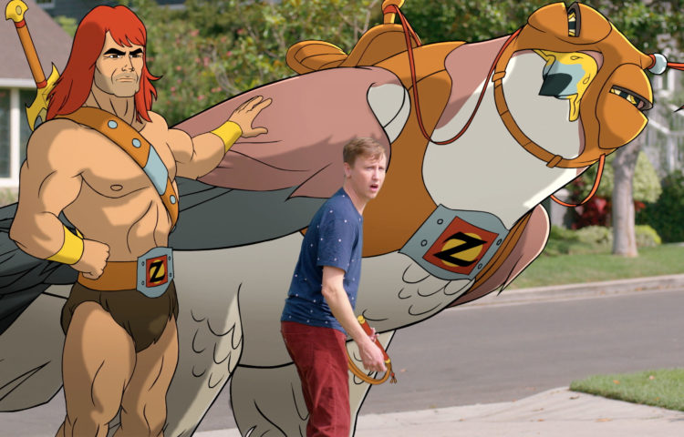 SON OF ZORN: L-R: Zorn (voiced by Jason Sudeikis) and Johnny Pemberton in SON OF ZORN coming soon to FOX. ©2016 Fox Broadcasting Co. Cr: FOX