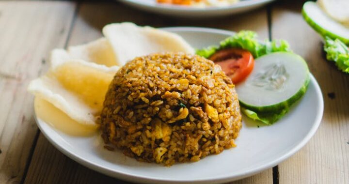 nasi goreng on a plate