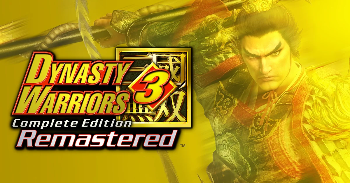 Artwork ufficiale di DYNASTY WARRIORS 3 Complete Edition Remastered con i leggendari generali dei Tre Regni