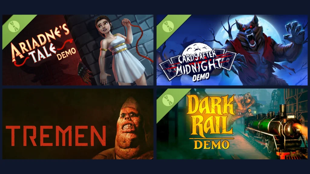 Lineup ufficiale di JanduSoft per lo Steam Next Fest con Ariadne's Tale, Cards after Midnight, TREMEN e Dark Rail