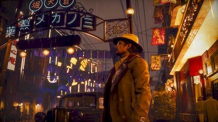 Scorcio urbano di Osaka in una delle cinque epoche storiche di STRANGER THAN HEAVEN