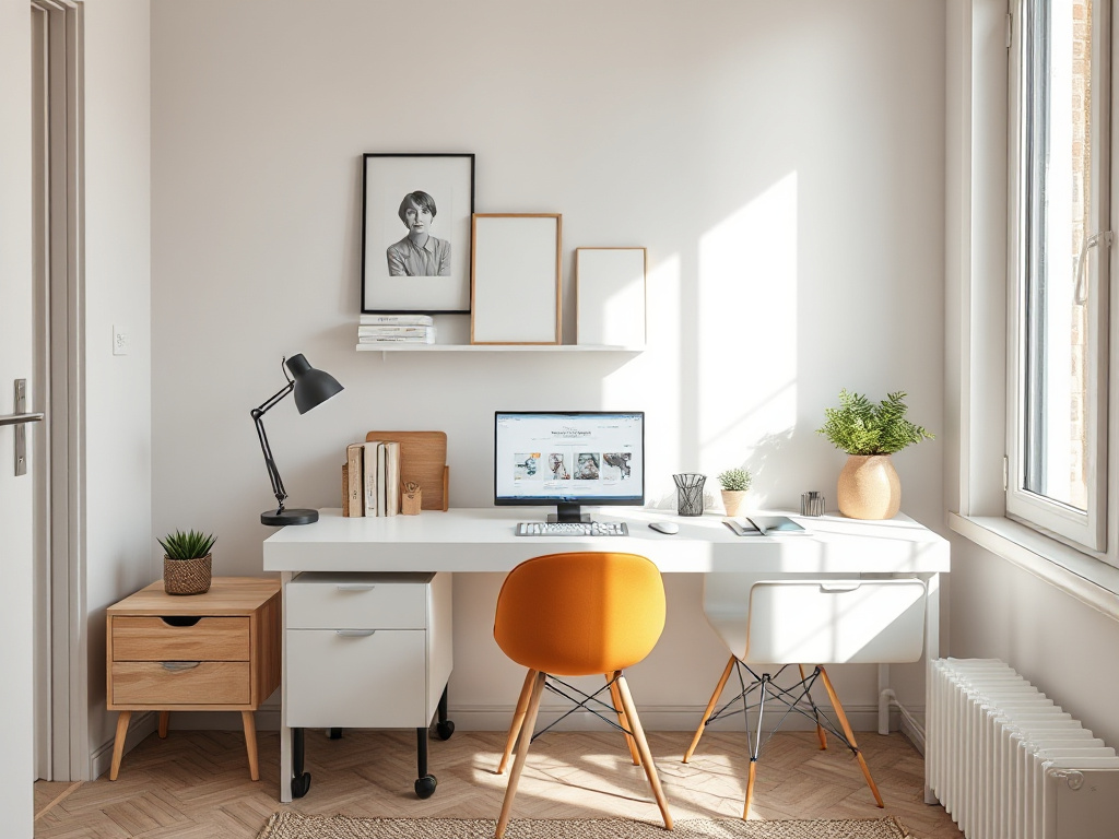 Guida acquisto Shifts - organizzare-una-scrivania-piccola; immagine generata con intelligenza artificiale