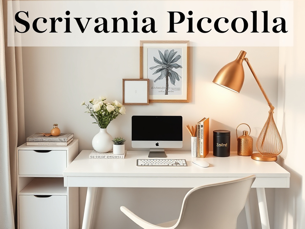 Guida acquisto Shifts - organizzare-una-scrivania-piccola; immagine generata con intelligenza artificiale