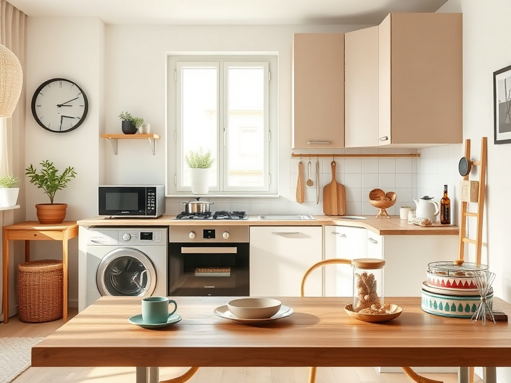 Guida acquisto Shifts - tenere-in-ordine-una-cucina-piccola; immagine generata con intelligenza artificiale