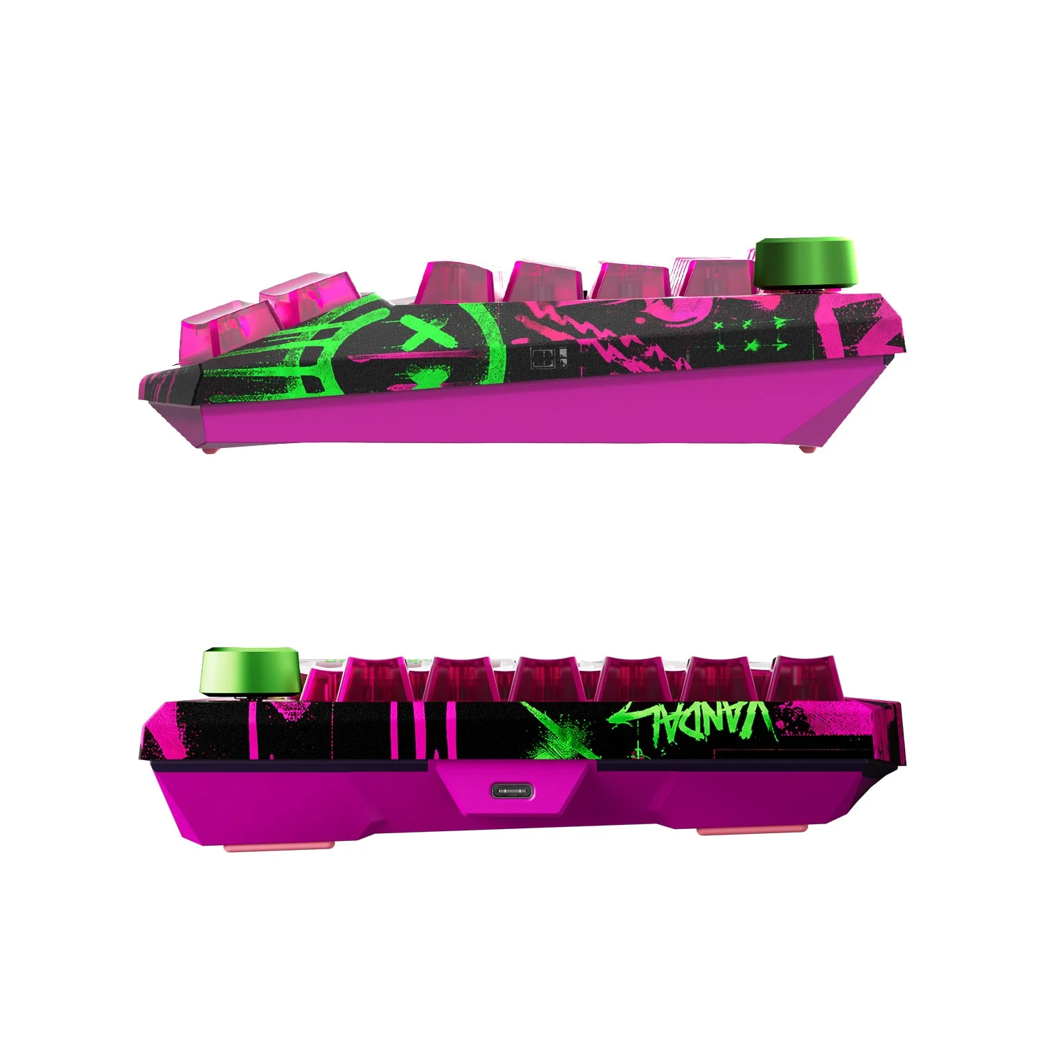 Profilo laterale della DarkBeacon Devil Breaker Anarchy con illuminazione RGB laterale Side Glow