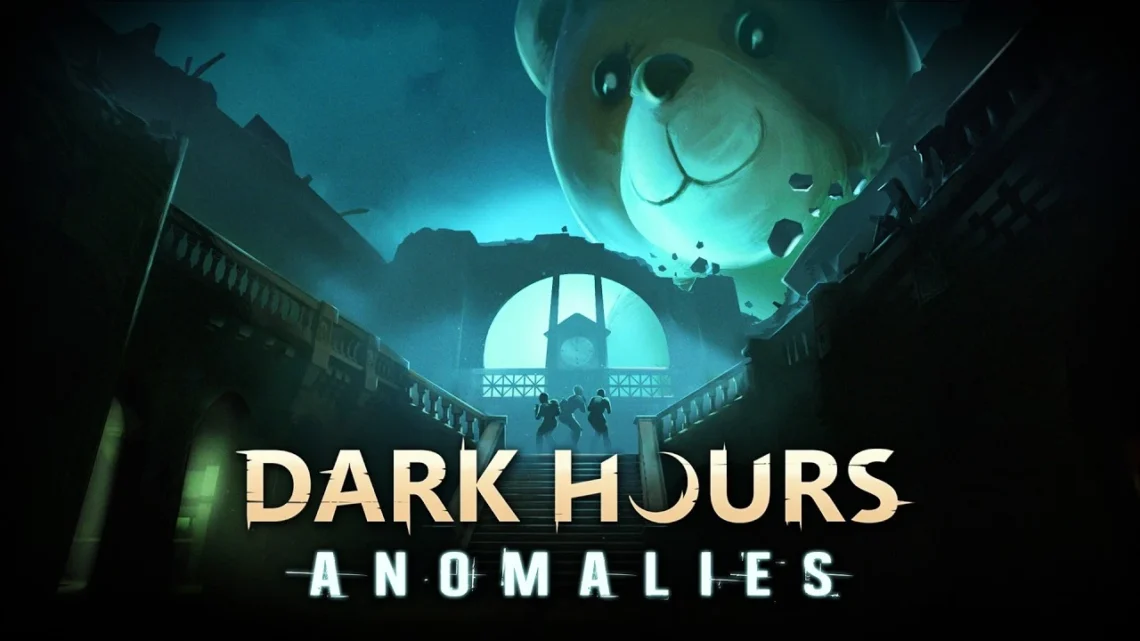 Dark Hours Anomalies Key Art ufficiale con la stazione ferroviaria infestata e i ladri in fuga
