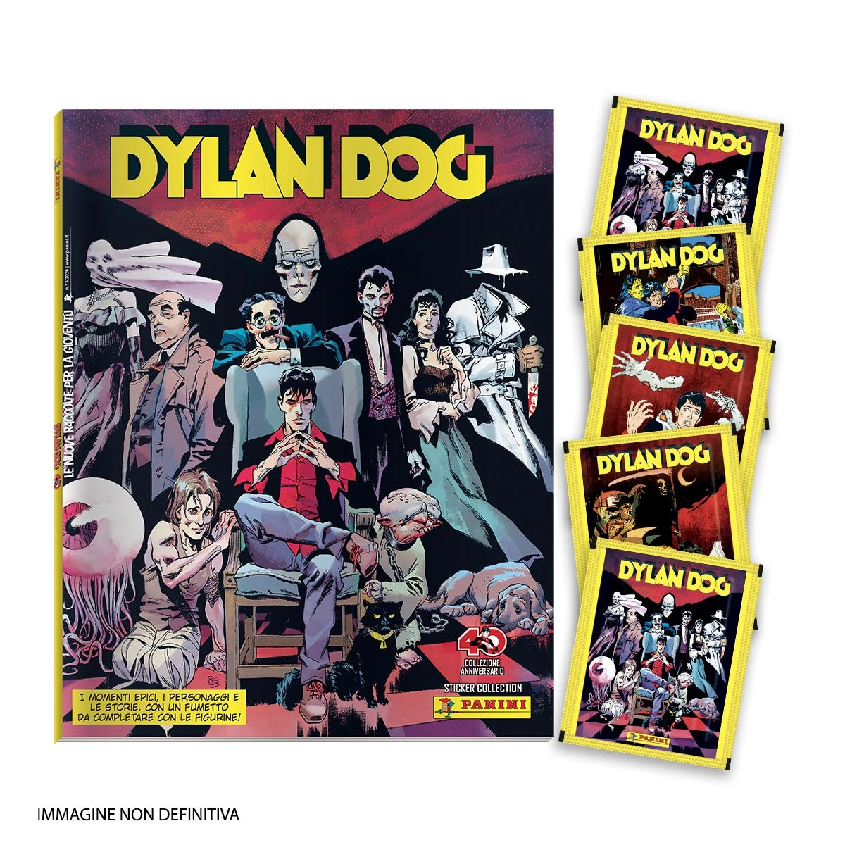 Starter Pack ufficiale Panini per il 40 anniversario di Dylan Dog