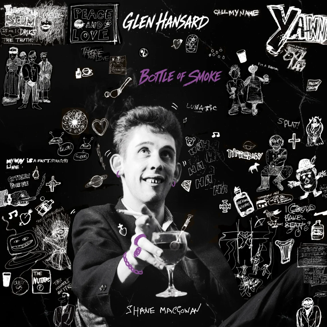 Artwork ufficiale del singolo Bottle of Smoke di Glen Hansard tributo a Shane MacGowan