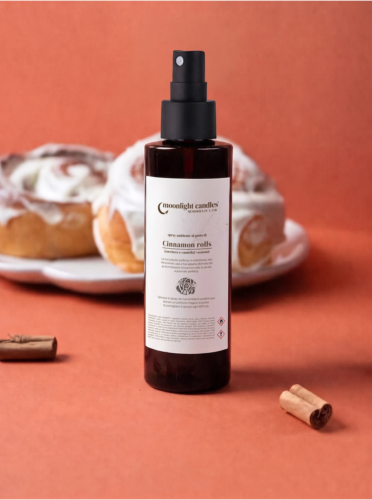 Spray ambiente Cinnamon Rolls Moonlight Candles home fragrance