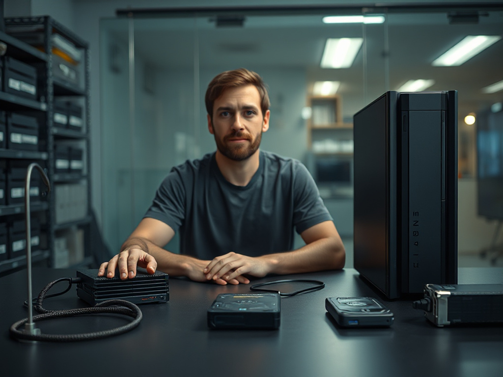 Illustrazione tecnica 2 — Backup 3-2-1 per videomaker: proteggere il girato dal set all’archivio