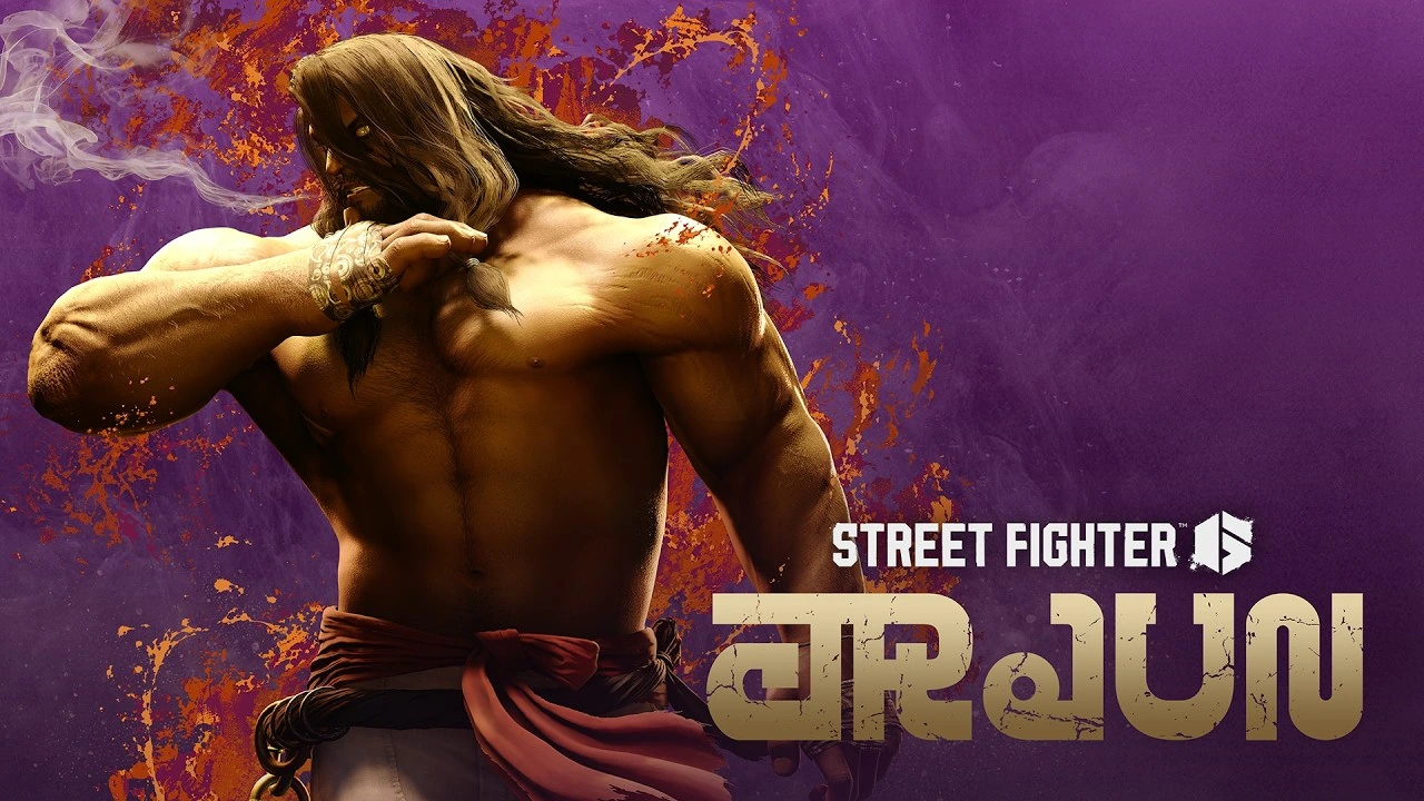 Arjun in posa da combattimento nel key art ufficiale di lancio per Street Fighter 6