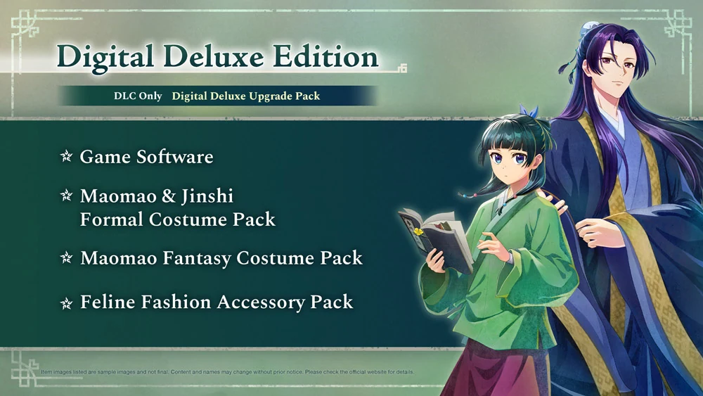 Panoramica dei costumi e accessori esclusivi della Digital Deluxe Edition